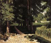 trees and Basin Paul Cezanne